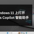 在 Windows 11 上打开 Windows Copilot 智能助手 5