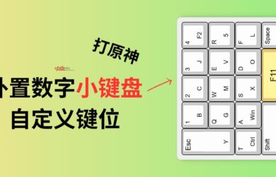 自定義鍵位：用外置的實體數(shù)字小鍵盤...打原神 8