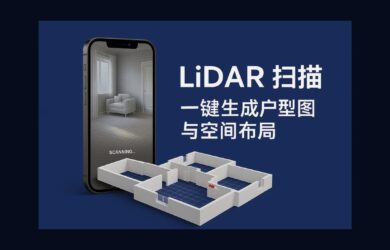 一键生成户型图与空间布局，3D 扫描测量与房间建模，iOS 内购终身限免 6